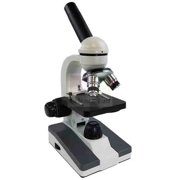 100-240V, U.S. Standard Microscope Camera Stand Aluminum Alloy Microscope Parts Stable with 50mm Diameter for Lab 